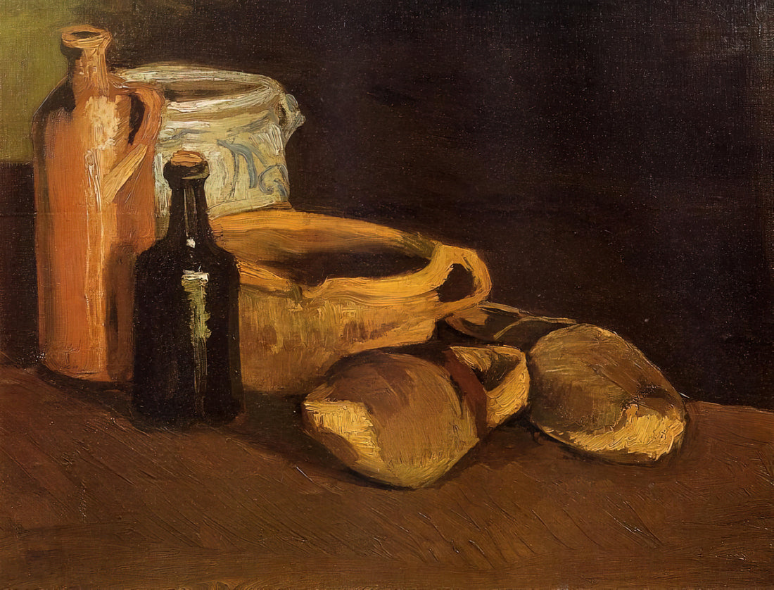Van Gogh's Starry Night: An In-Depth Analysis of the Masterpiece and Its Legacy - Still Life with Clogs and Pots by Vincent van Gogh