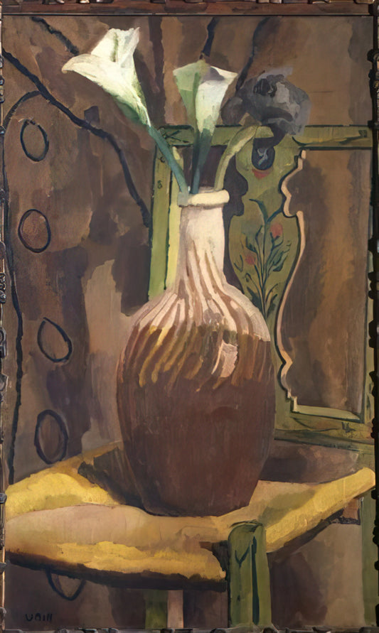 Vanessa Bell Art Prints: A Guide to the Bloomsbury Artist's Modernist Vision - ARUM LILIES 1919 by Vanessa Bell