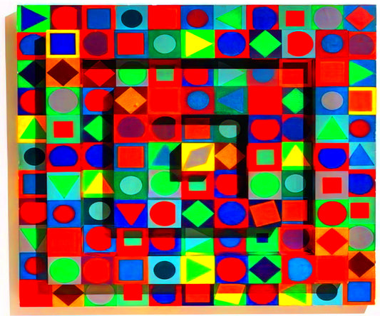 Vasarely Center: Exploring the Legacy of Op Art's Visionary Pioneer - Folklore - 1963 by Victor Vasarely