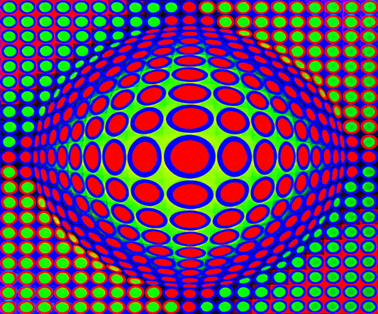 Vasarely Sculpture: The Optical Illusions of a Kinetic Visionary - Vega 200 - 1968 by Victor Vasarely