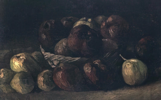 Vincent van Gogh Japanese Prints: How Ukiyo-e Transformed a Post-Impressionist Master - Still life with a basket of apples by Vincent van Gogh