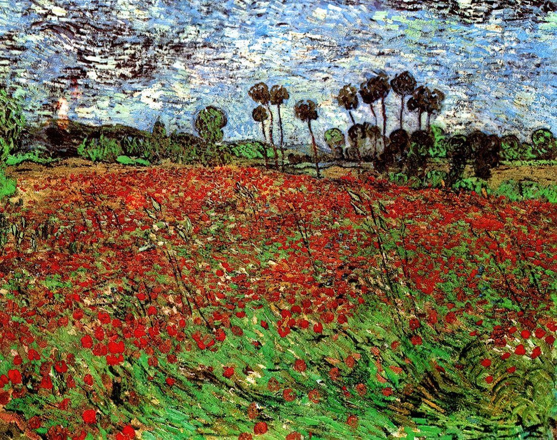 Vincent van Gogh Poster: The Definitive Guide to Owning Museum-Quality Art Prints - Field with Poppies by Vincent van Gogh