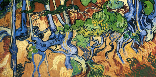 Vincent van Gogh Sunflowers Painting: A Masterpiece of Color and Symbolism - Tree roots by Vincent van Gogh