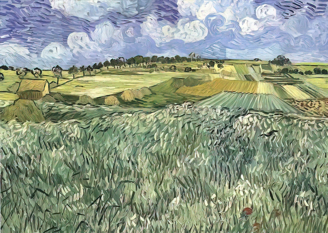 Vincent van Gogh Sunflowers Print: The Definitive Guide to Owning a Masterpiece - Plain near Auvers by Vincent van Gogh
