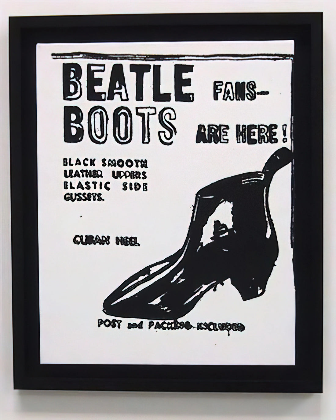 Warhol Original Prints: A Collector's Guide to Authenticity, Value, and Legacy - Beatle Boots by Andy Warhol
