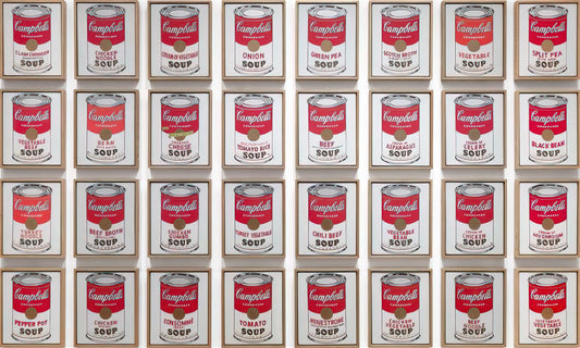 Warhol Zebra: The Pop Art Icon's Bold Exploration of Animal Prints - Campbell's Soup Cans by Andy Warhol