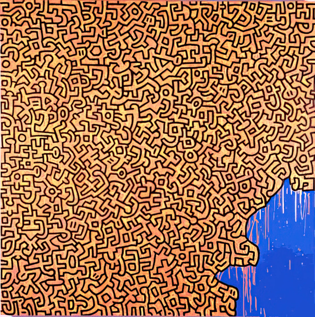 Warhol & Keith Haring: The Pop Art Connection That Defined an Era - BRAZIL 1989 by Keith Haring