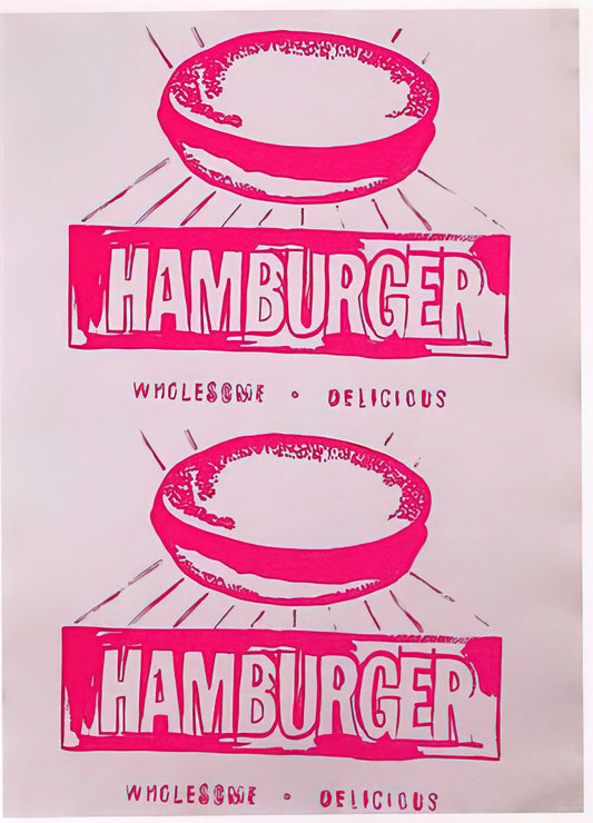 Warhol and Jagger: The Iconic Collaboration That Defined Pop Art Celebrity - Double Hamburger by Andy Warhol
