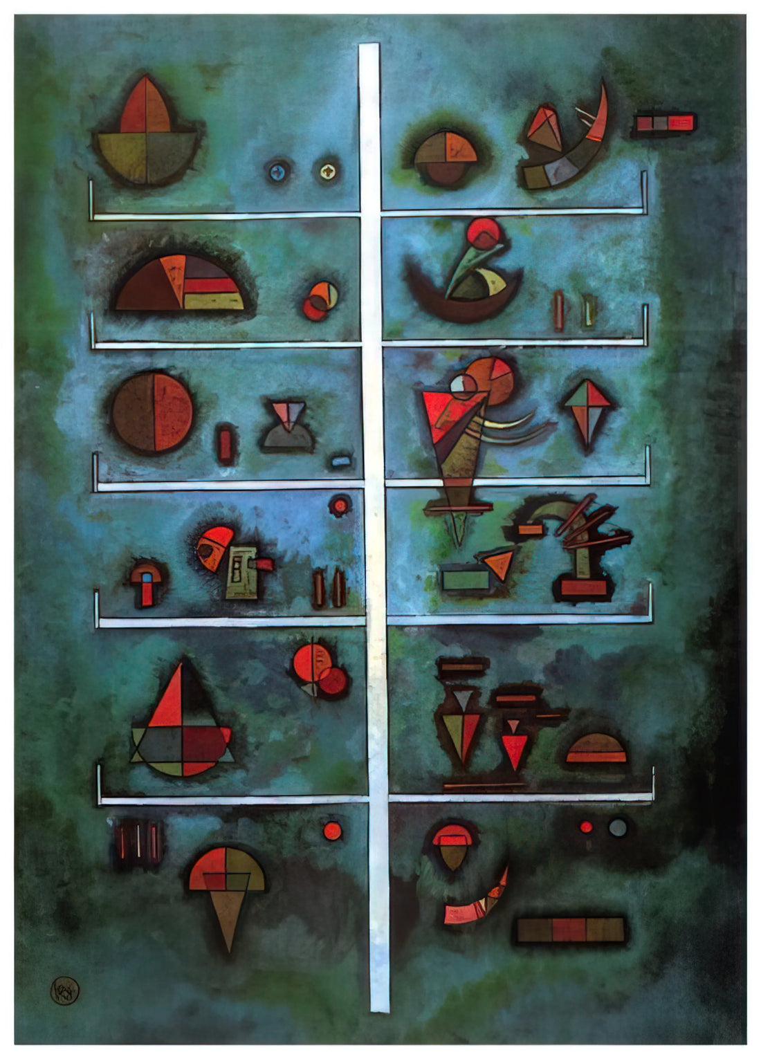 Wassily Kandinsky 1923: The Pivotal Year That Defined Abstract Expressionism - STOREYS 1929 by Wassily Kandinsky