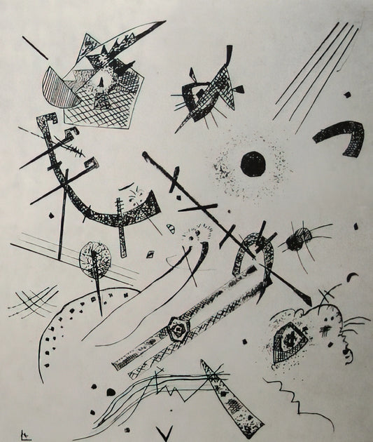 Wassily Kandinsky Houses in Munich: The Birthplace of Abstract Art - SMALL WORLDS XI 1922 by Wassily Kandinsky