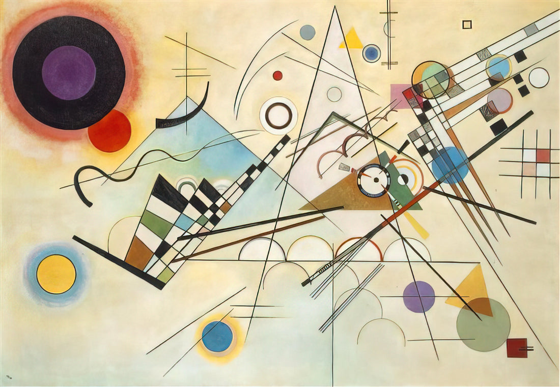 Wassily Kandinsky and the Birth of Abstract Art: A Revolutionary Vision - COMPOSITION VIII 1923 by Wassily Kandinsky