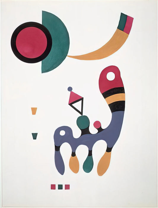 Wassily Kandinsky's Most Famous Art: A Journey Through Abstract Masterpieces - COMPOSITION 1944 by Wassily Kandinsky