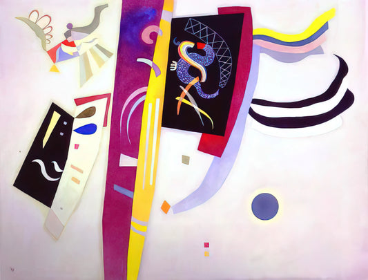 Wassily Kandinsky's Munich Years: From Bavarian Houses to Abstract Horizons - ORANGE VIOLET 1935 by Wassily Kandinsky