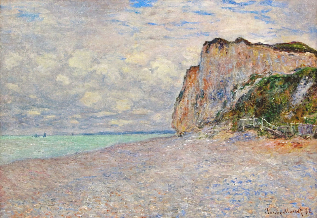 Water Lilies by Monet: The Definitive Guide to His Iconic Series - Cliffs near Dieppe by claude monet