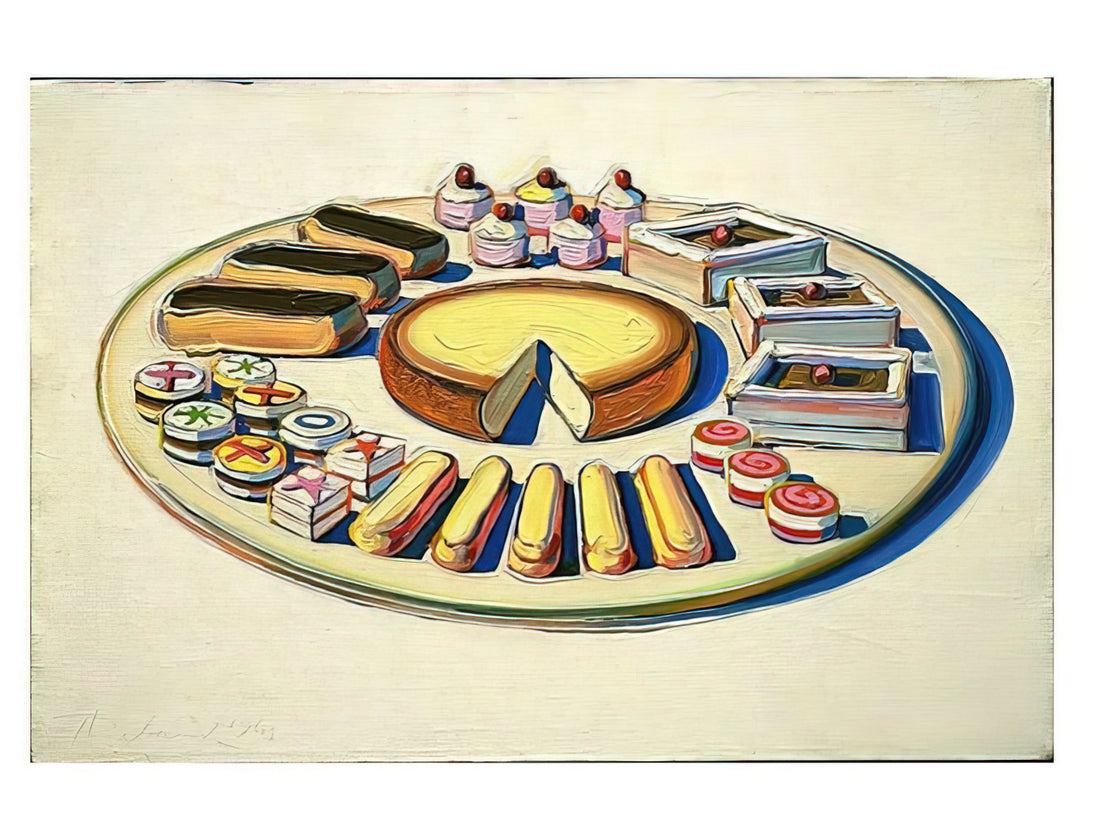 Wayne Thiebaud Etchings: Exploring the Printmaker's Delicious Graphic World - French Pastries - 1963 by Wayne Thiebaud