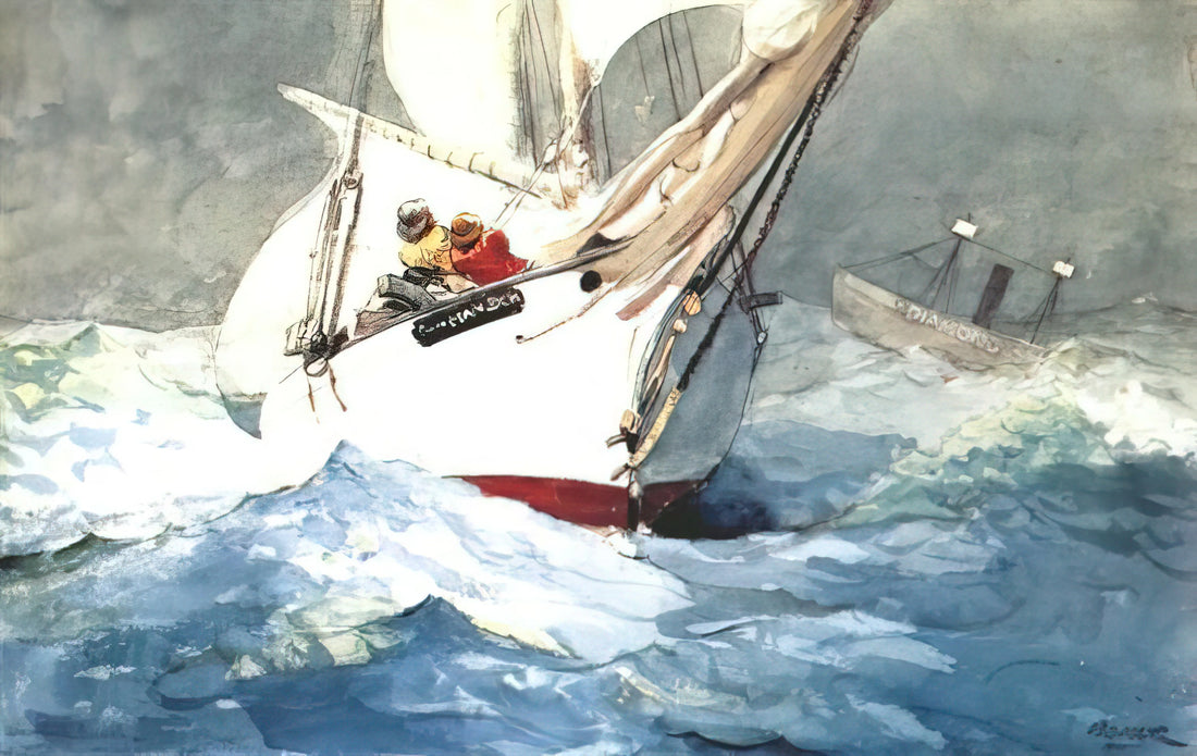 Winslow Homer Etchings: The Master Printmaker's Enduring Legacy - DIAMOND SHOAL by Winslow Homer