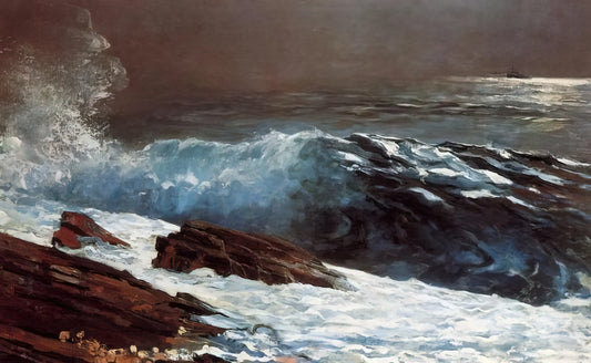 Winslow Homer Paintings: An American Master's Journey from Civil War to the Sea - SUNLIGHT ON THE COAST by Winslow Homer