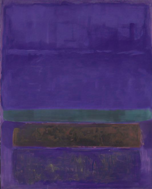 Yellow and Blue Painting by Mark Rothko: A Deep Dive into Color Field Mastery - Untitled [Blue, Green, and Brown] - 1952 by Mark Rothko