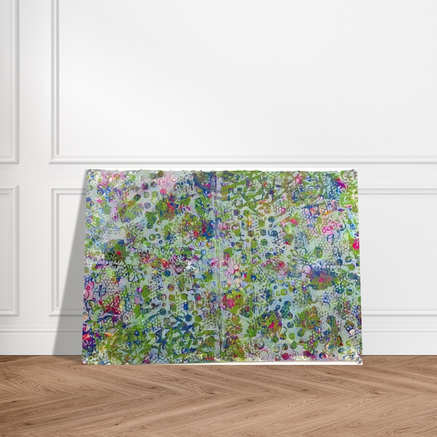 Fog In The Hollow - Sam Gilliam Acrylic Print - 70x100 cm / 28x40″ inches | Sam Gilliam Wall Art | Sam Gilliam Prints