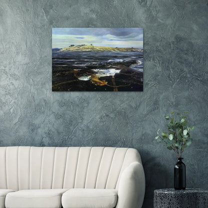 LITTLE CALDWELLS ISLAND - Andrew Wyeth Brushed Aluminum Print - 70x100 cm / 28x40 inches | Andrew Wyeth Aluminum Print | Andrew Wyeth Prints