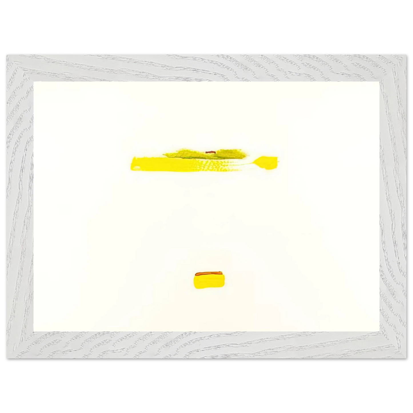 Helen Frankenthaler - New York III - 1972 Wall art - 50x70 cm / 20x28 inches - Premium Wooden Framed Poster With Fine Art Paper-canvas - White frame