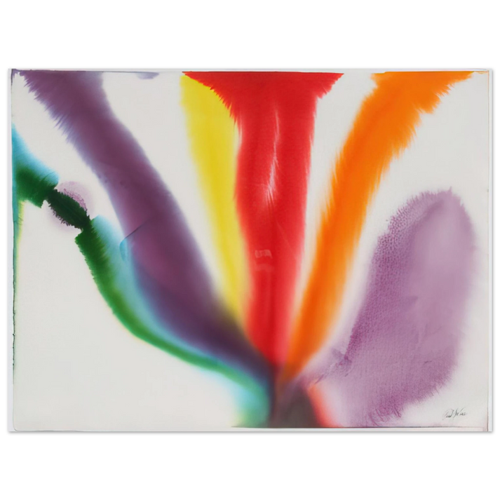Paul Jenkins - Phenomena Compass Bearing  75x100 cm / 30x40inches Fine Art Poster