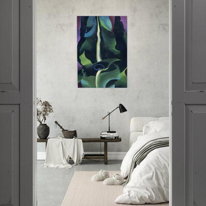 Corn, Dark I - Georgia O'Keeffe Brushed Aluminum Print - 70x100 cm / 28x40 inches | Georgia O'Keeffe Aluminum Print | Georgia O'Keeffe Prints