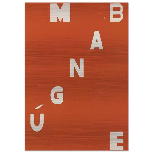 Mangúe Bangúe - Neo-Concretism - Helio Oiticica Brushed Aluminum Print - 70x100 cm / 28x40 inches | Helio Oiticica Aluminum Print | Helio Oiticica Prints