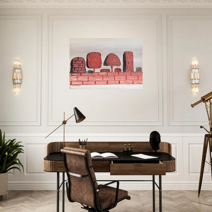 ROMA - Philip Guston Brushed Aluminum Print - 70x100 cm / 28x40 inches | Philip Guston Aluminum Print | Philip Guston Prints