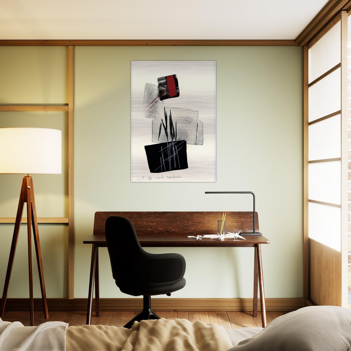 Simile - 1997 - Toko Shinoda Brushed Aluminum Print - 70x100 cm / 28x40 inches | Toko Shinoda Aluminum Print | Toko Shinoda Prints