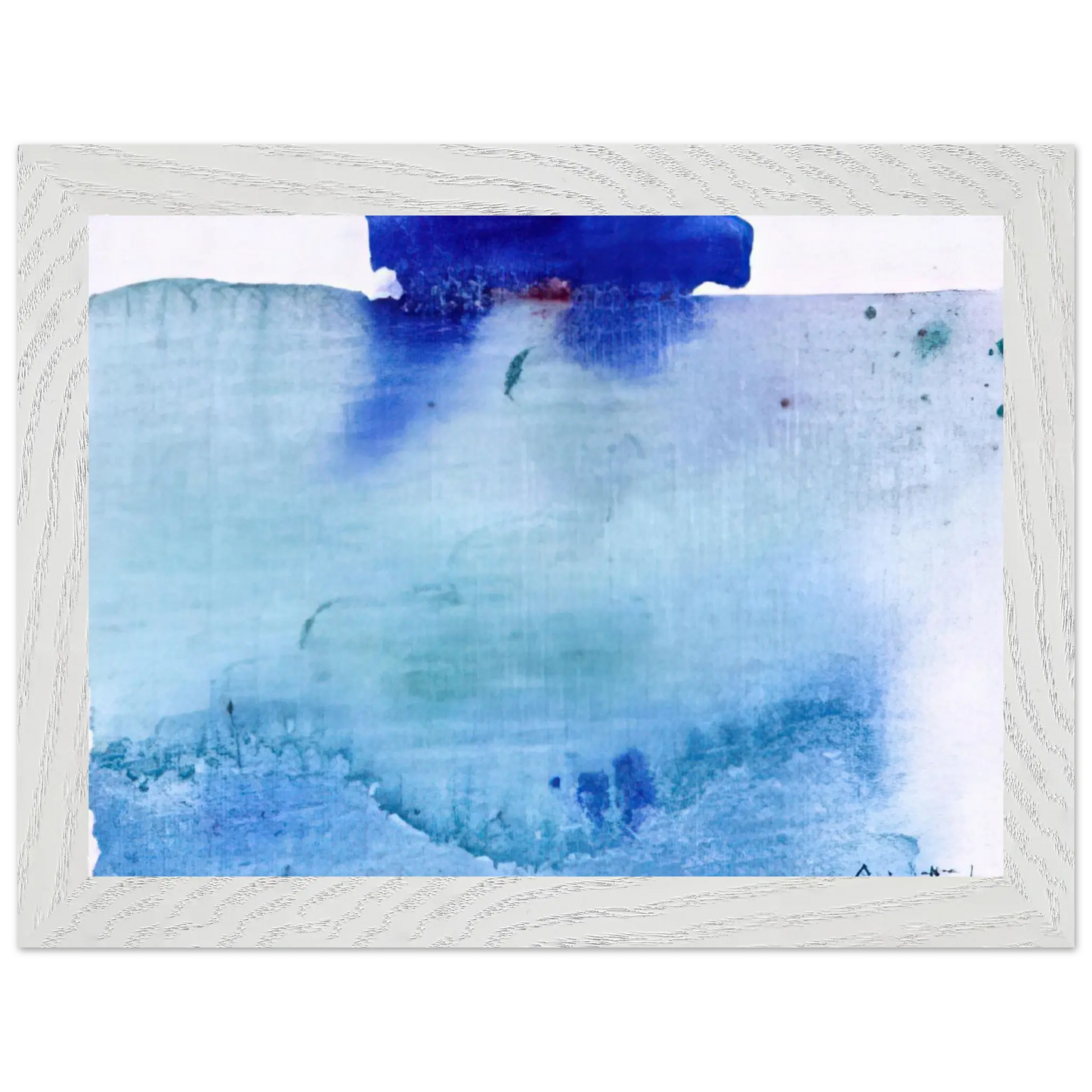 Helen Frankenthaler - Untitled - 1982 Wall art - 30x40 cm / 12x16 inches - Premium Wooden Framed Poster With Fine Art Paper - Black frame