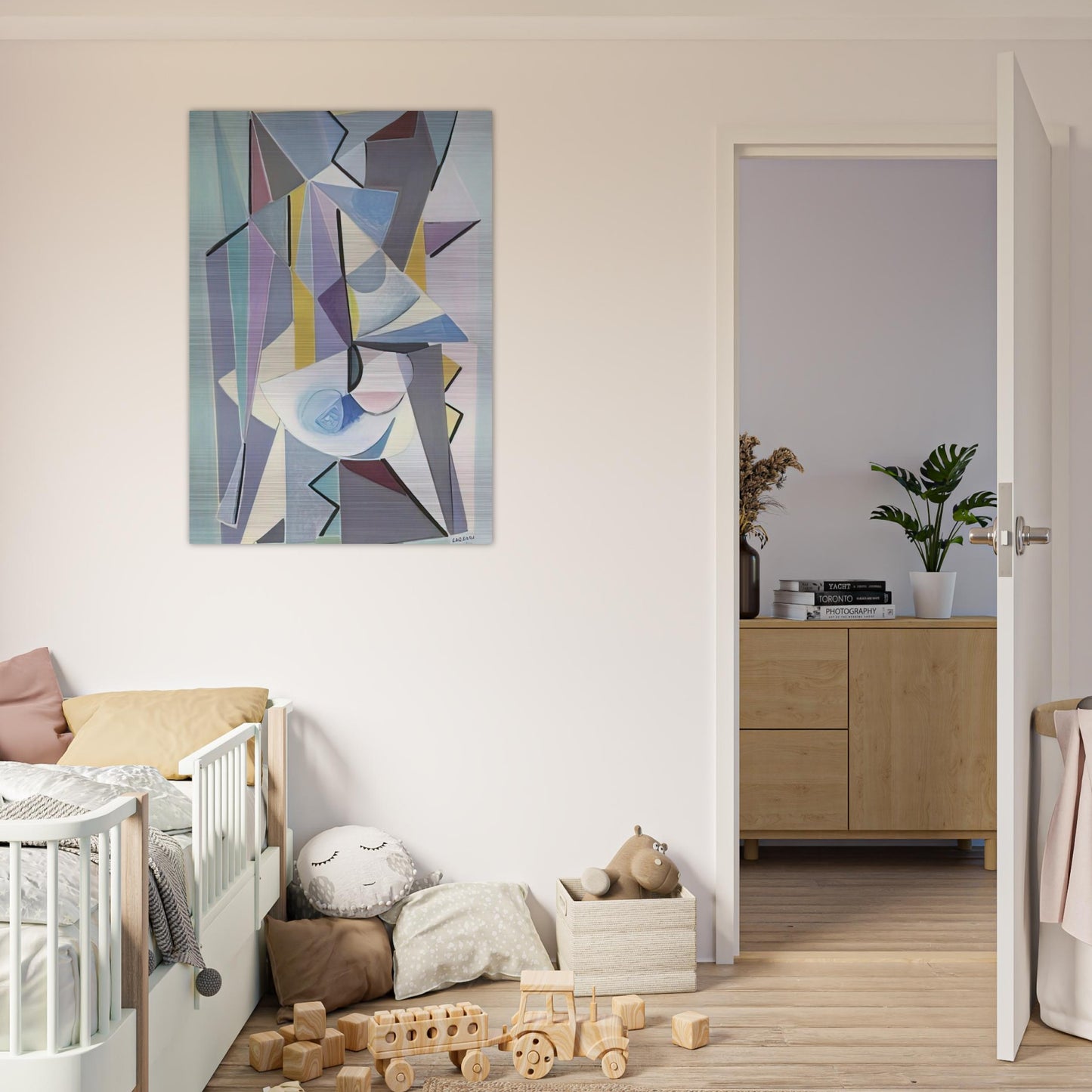 Composizione - 1951 - Bice Lazzari Brushed Aluminum Print - 70x100 cm / 28x40 inches | Bice Lazzari Aluminum Print | Bice Lazzari Prints