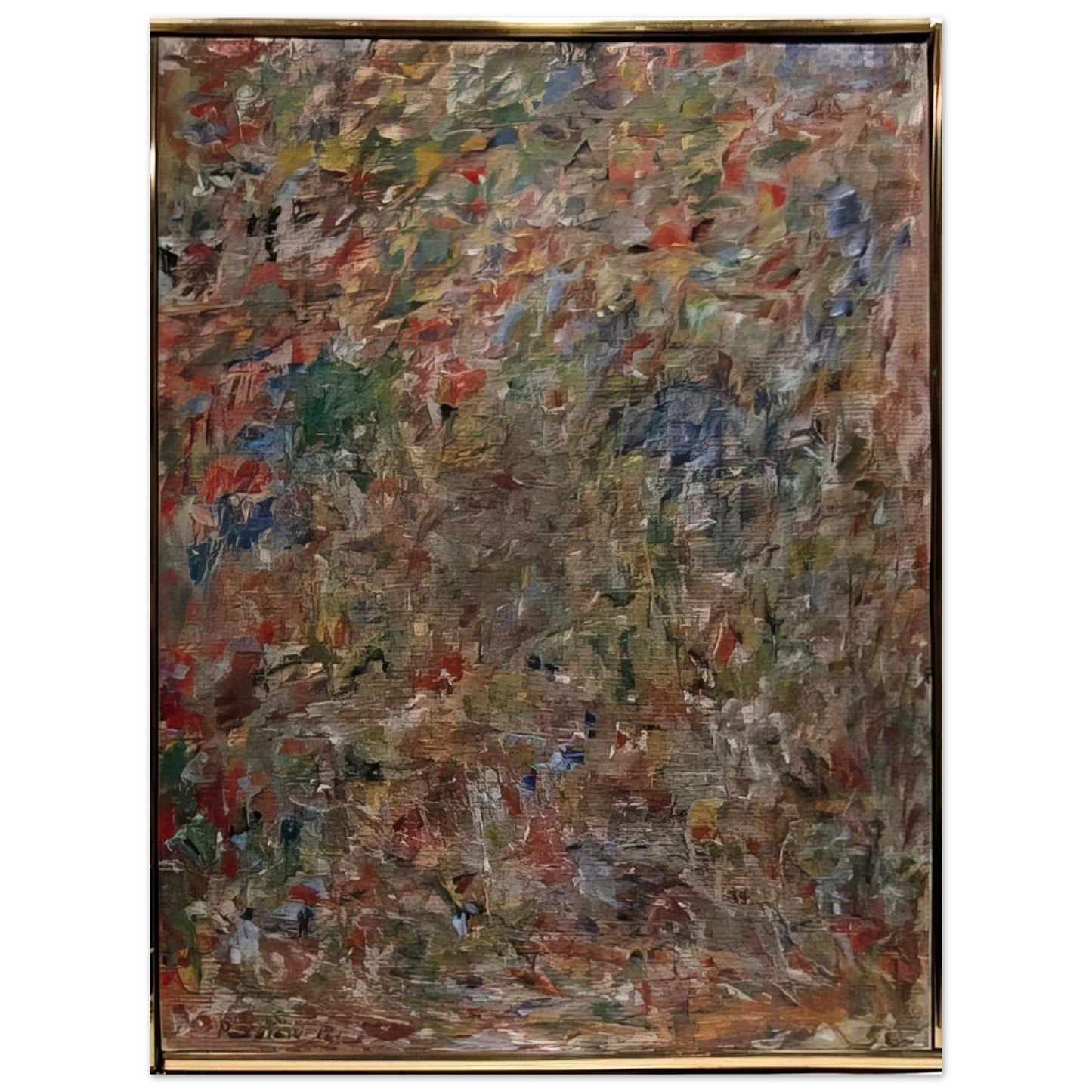 Milton Resnick - ABSTRACTION 1963  75x100 cm / 30x40inches Fine Art Poster