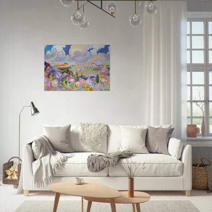 Printemps en Bretagne - 1959 - Charles Lapicque Brushed Aluminum Print - 70x100 cm / 28x40 inches | Charles Lapicque Aluminum Print | Charles Lapicque Prints
