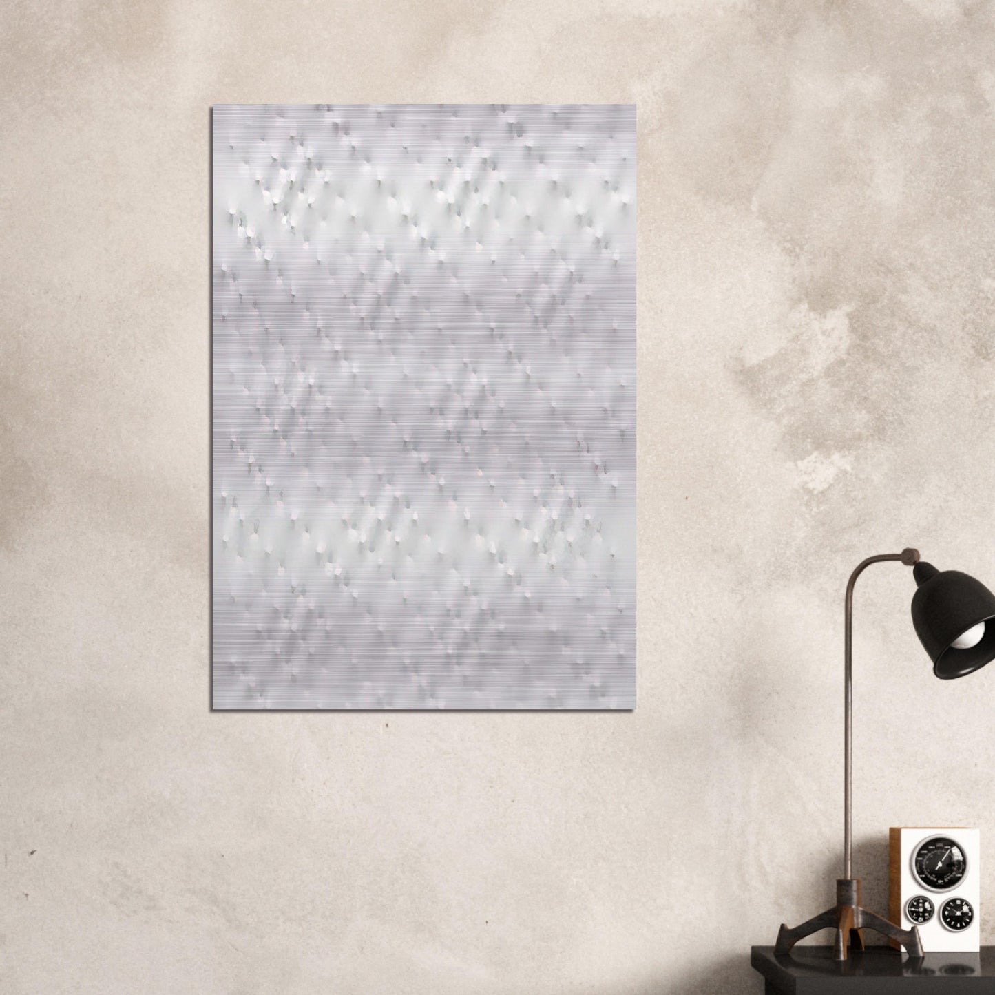 Superficie bianca - 2005 - Enrico Castellani Brushed Aluminum Print - 70x100 cm / 28x40 inches | Enrico Castellani Aluminum Print | Enrico Castellani Prints