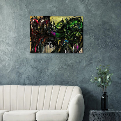 Peinture - 1955 - Simon Hantai Brushed Aluminum Print - 70x100 cm / 28x40 inches | Simon Hantai Aluminum Print | Simon Hantai Prints