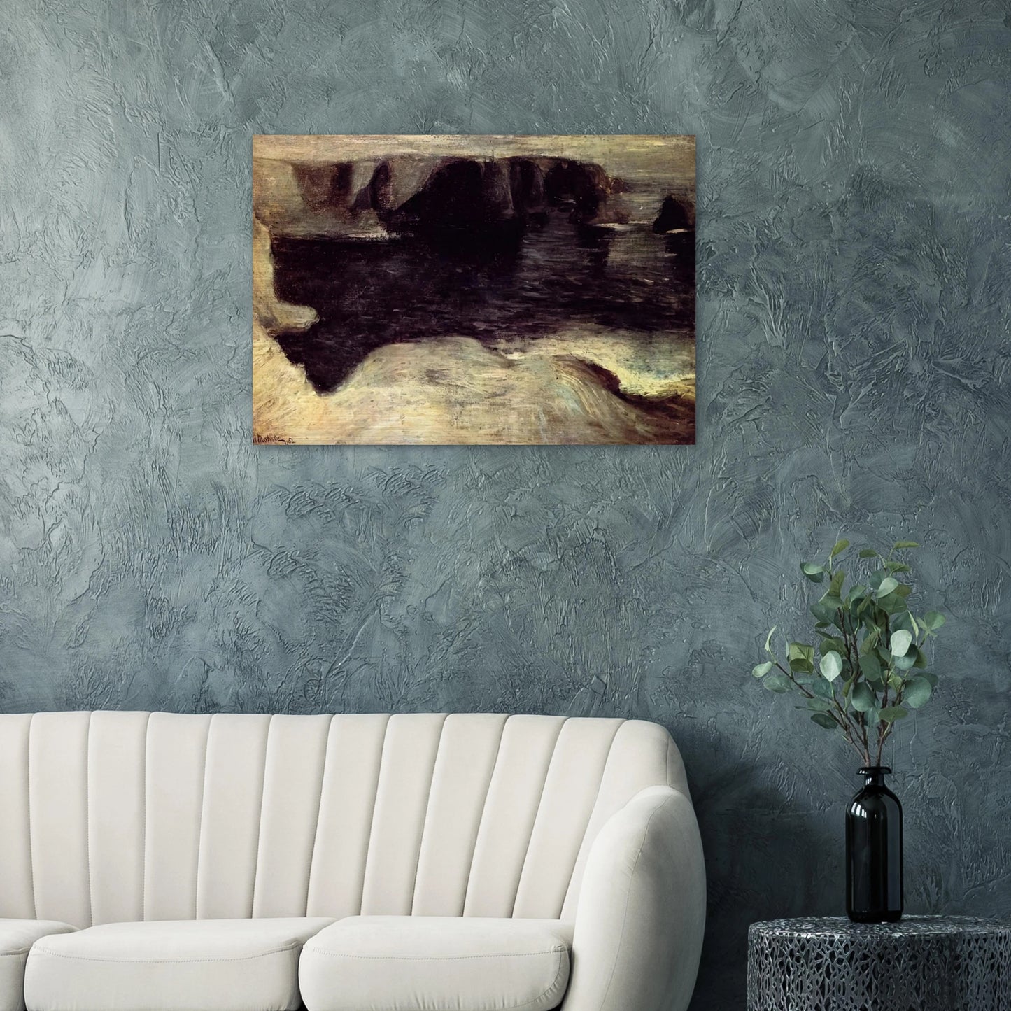 SEASCAPE AT GOULPHAR 1896 - Henri Matisse Brushed Aluminum Print - 70x100 cm / 28x40 inches | Henri Matisse Aluminum Print | Henri Matisse Prints