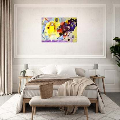 YELLOW RED BLUE 1925 - Wassily Kandinsky Acrylic Print - 70x100 cm / 28x40″ inches | Wassily Kandinsky Wall Art | Wassily Kandinsky Prints
