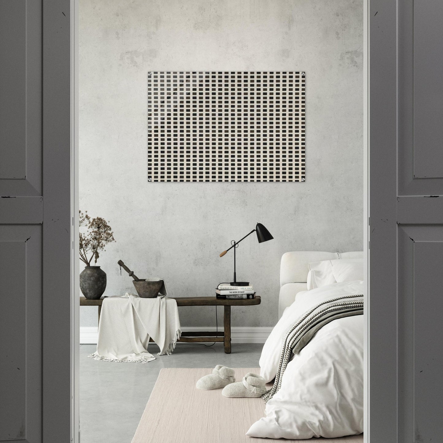 Répartition régulière de carrés - 1971 - Francois Morellet Acrylic Print - 70x100 cm / 28x40″ inches | Francois Morellet Wall Art | Francois Morellet Prints