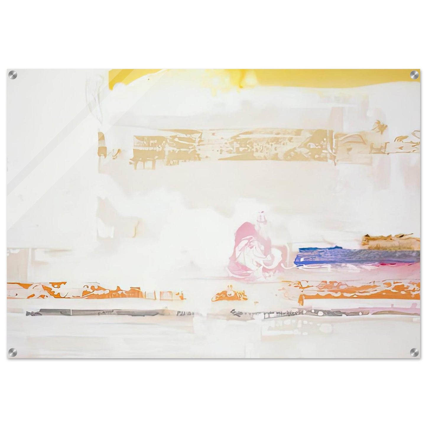 Snow Basin, 1990- - Helen Frankenthaler Acrylic Print - 70x100 cm / 28x40″ inches