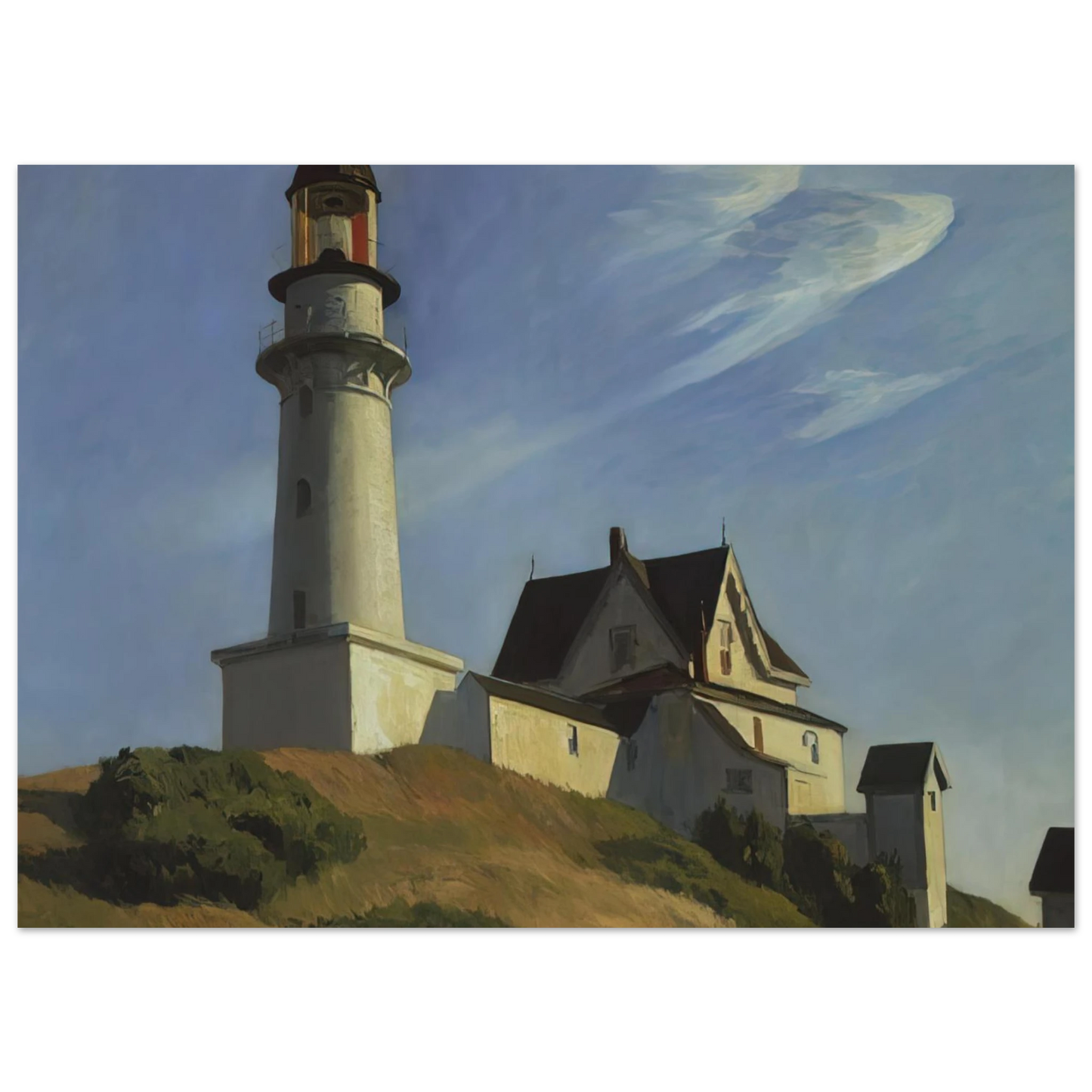 Edward Hopper - Lighthouse at Two Lights Fine Art Poster