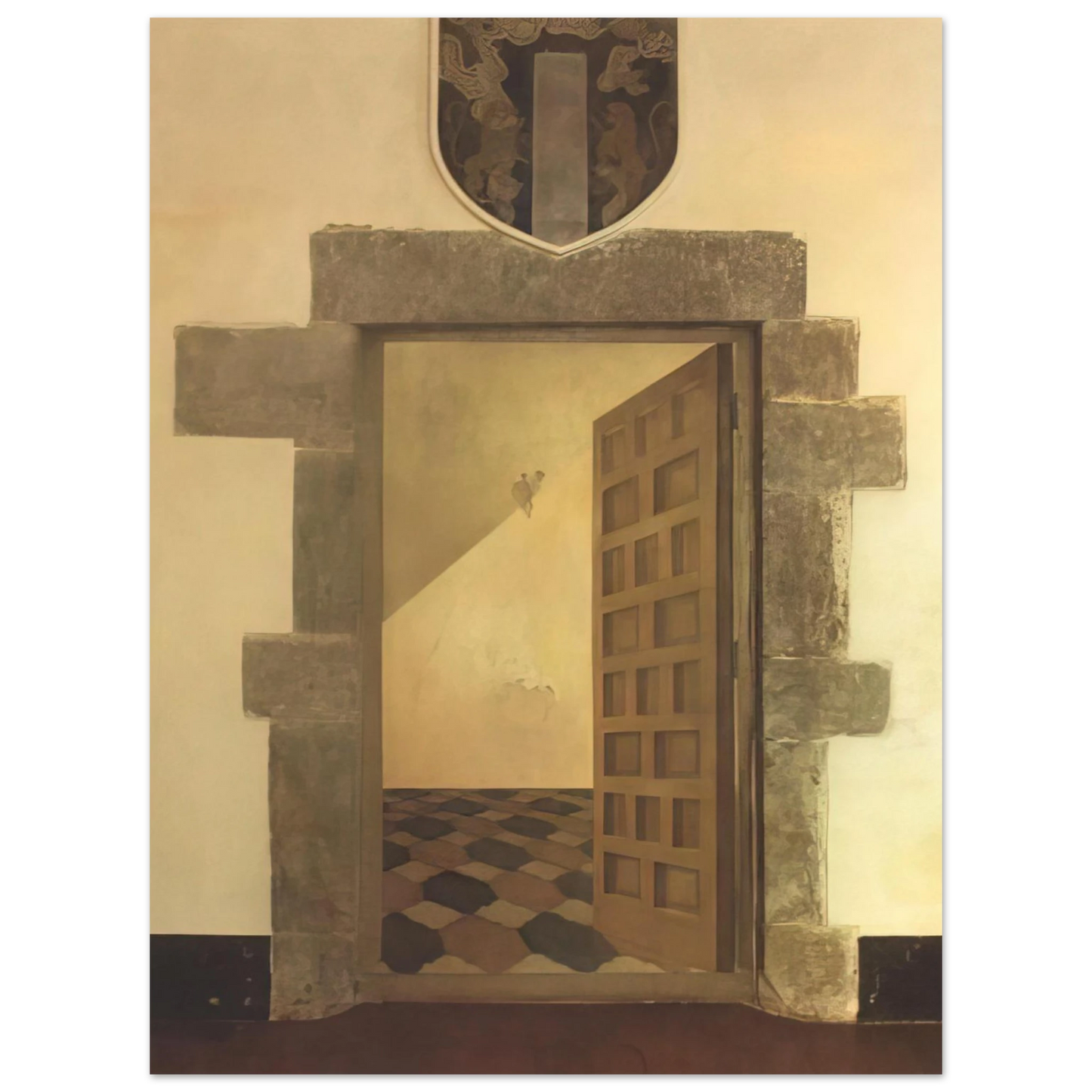 Salvador Dali - OVERTURE IN TROMPE L OEIL  75x100 cm / 30x40inches Fine Art Poster