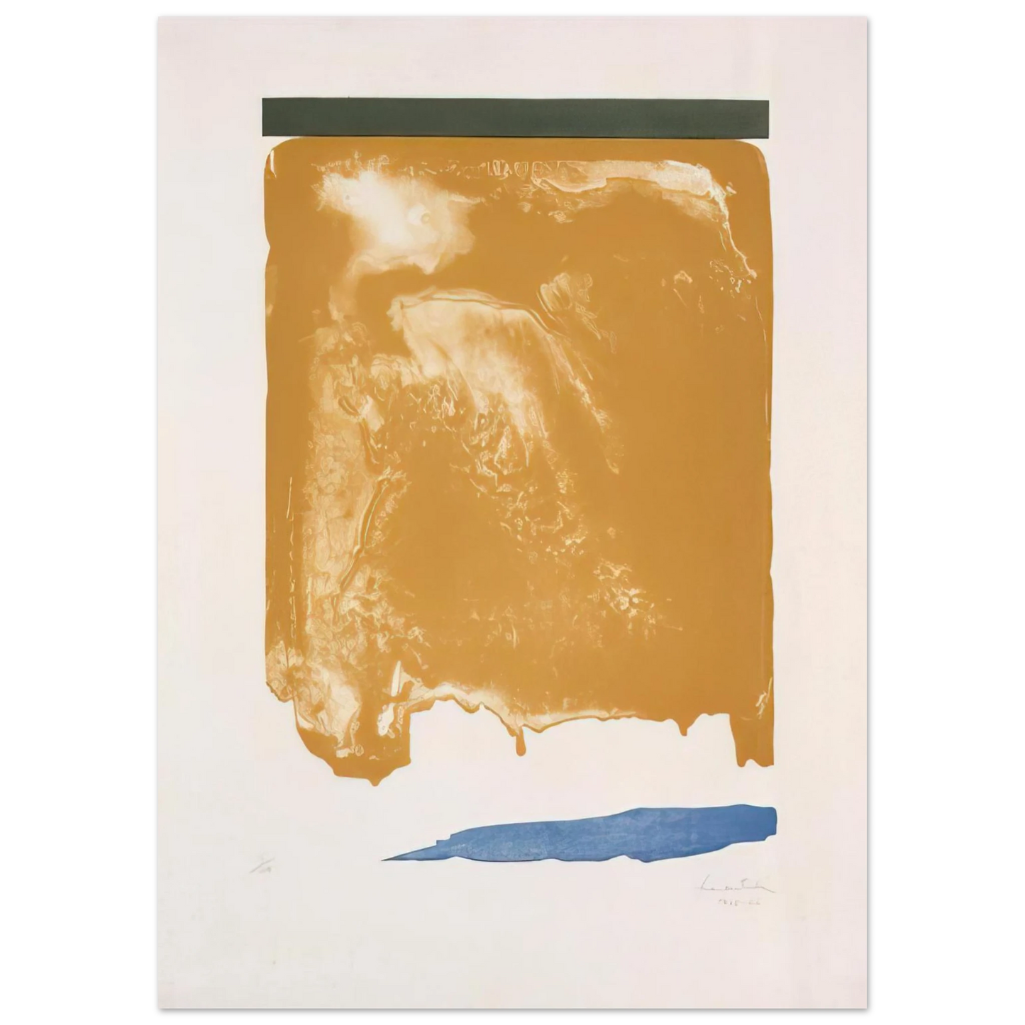 Helen Frankenthaler - Persian Garden - 1966 Wall art - A2 (42 x 59.4  cm) - Fine Art Poster-canvas - -
