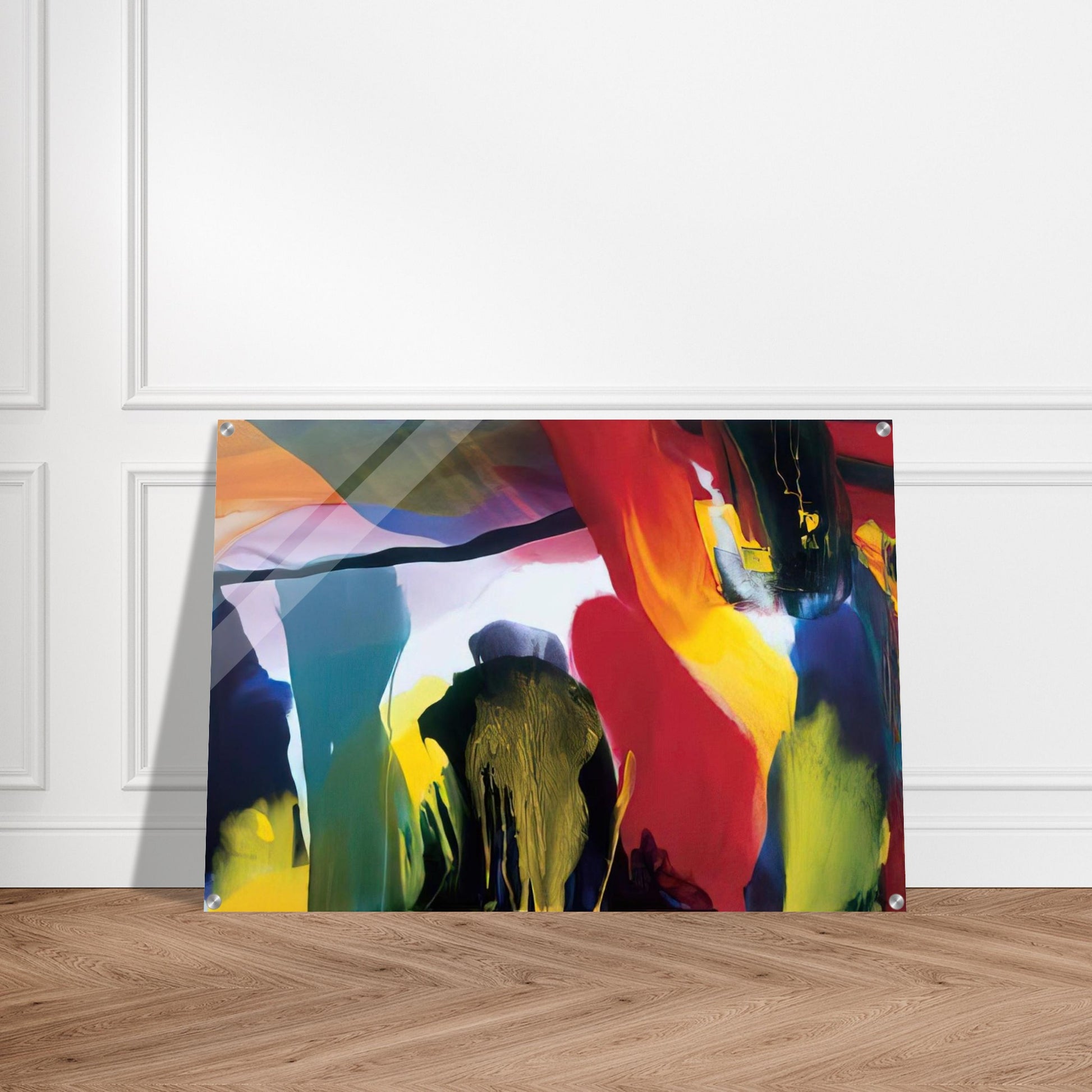 Phenomena Solstice Encounter - 2003 - Paul Jenkins Acrylic Print - 70x100 cm / 28x40″ inches | Paul Jenkins Wall Art | Paul Jenkins Prints