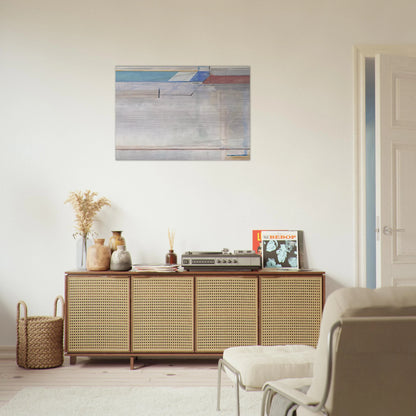 Ocean Park #63 - Richard Diebenkorn Brushed Aluminum Print - 70x100 cm / 28x40 inches | Richard Diebenkorn Aluminum Print | Richard Diebenkorn Prints