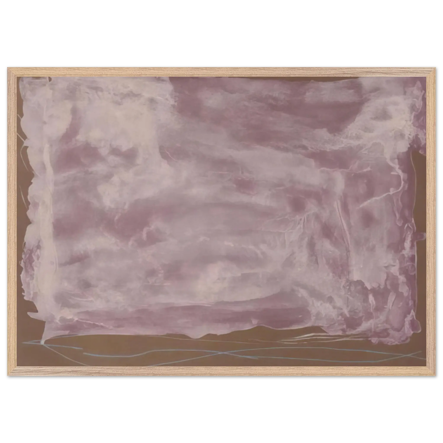 Helen Frankenthaler - Soho Dreams - 1987 Wall art - 45x60 cm / 18x24 Inches - Premium Wooden Framed Poster With Fine Art Paper - White frame