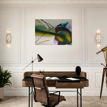 Phenomena Amber Sight - 1968 - Paul Jenkins Brushed Aluminum Print - 70x100 cm / 28x40 inches | Paul Jenkins Aluminum Print | Paul Jenkins Prints