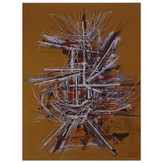 Jimmy Ernst - Southwest Image - 1958  75x100 cm / 30x40inches Fine Art Poster