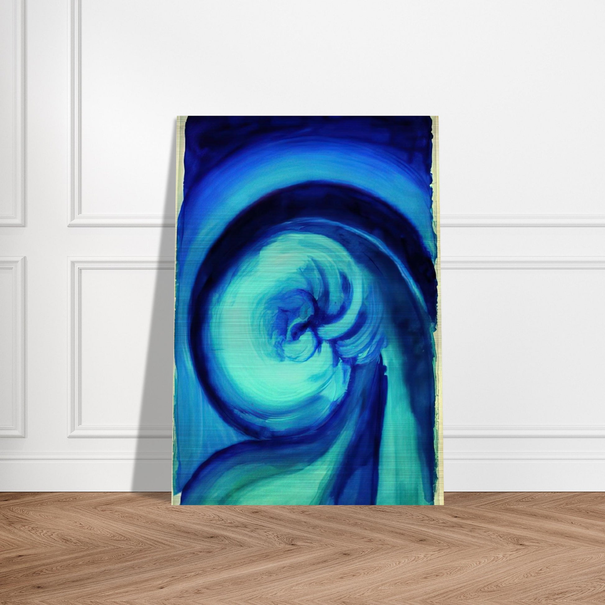 Blue I - Georgia O'Keeffe Brushed Aluminum Print - 70x100 cm / 28x40 inches | Georgia O'Keeffe Aluminum Print | Georgia O'Keeffe Prints