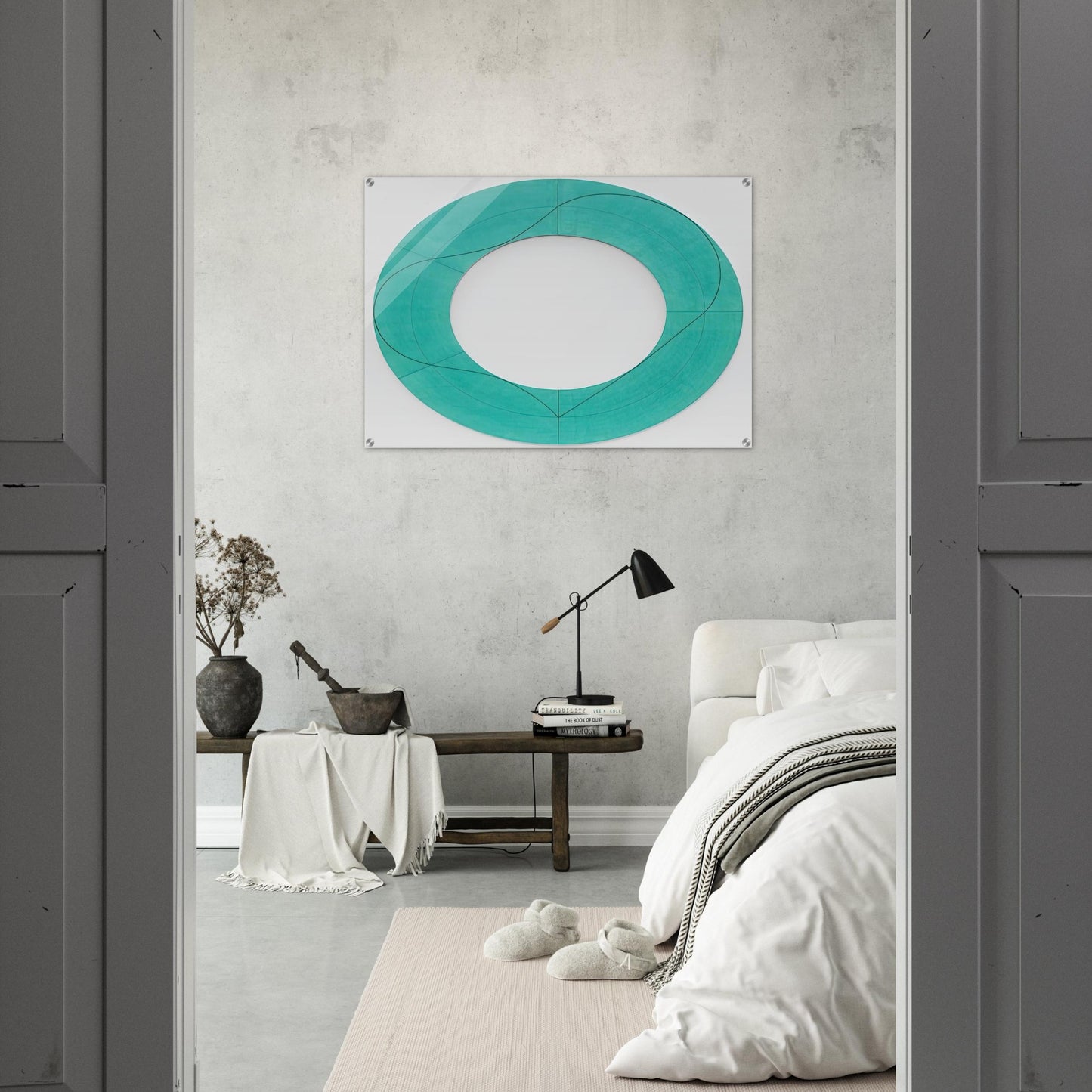 RING IMAGE C 2008 - Robert Mangold Acrylic Print - 70x100 cm / 28x40″ inches